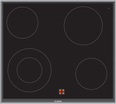 Image of AEG KFA58HP M Kochfeld Rahmen Chrom bei nettoshop.ch