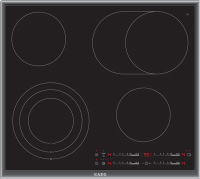 Image of AEG KFA58D M Kochfeld Rahmen Chrom bei nettoshop.ch