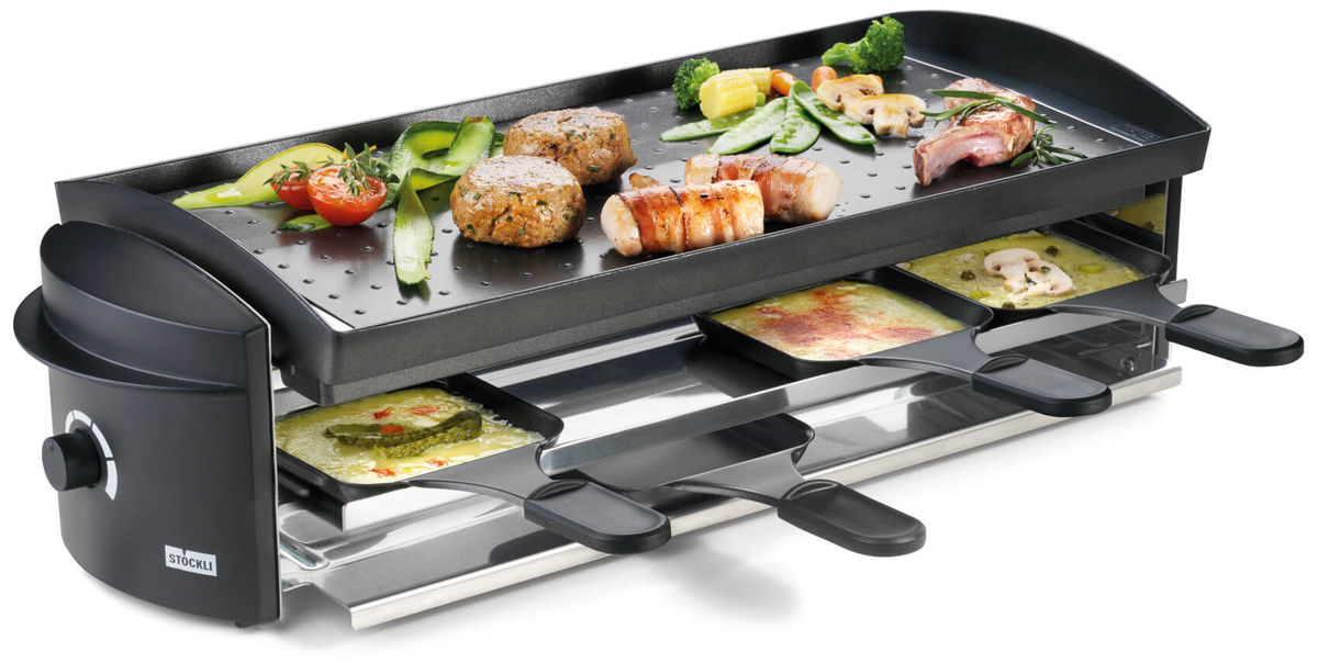 Image of Stöckli Cheeseboard V8 Grill anthrazit Raclettegerät bei nettoshop.ch