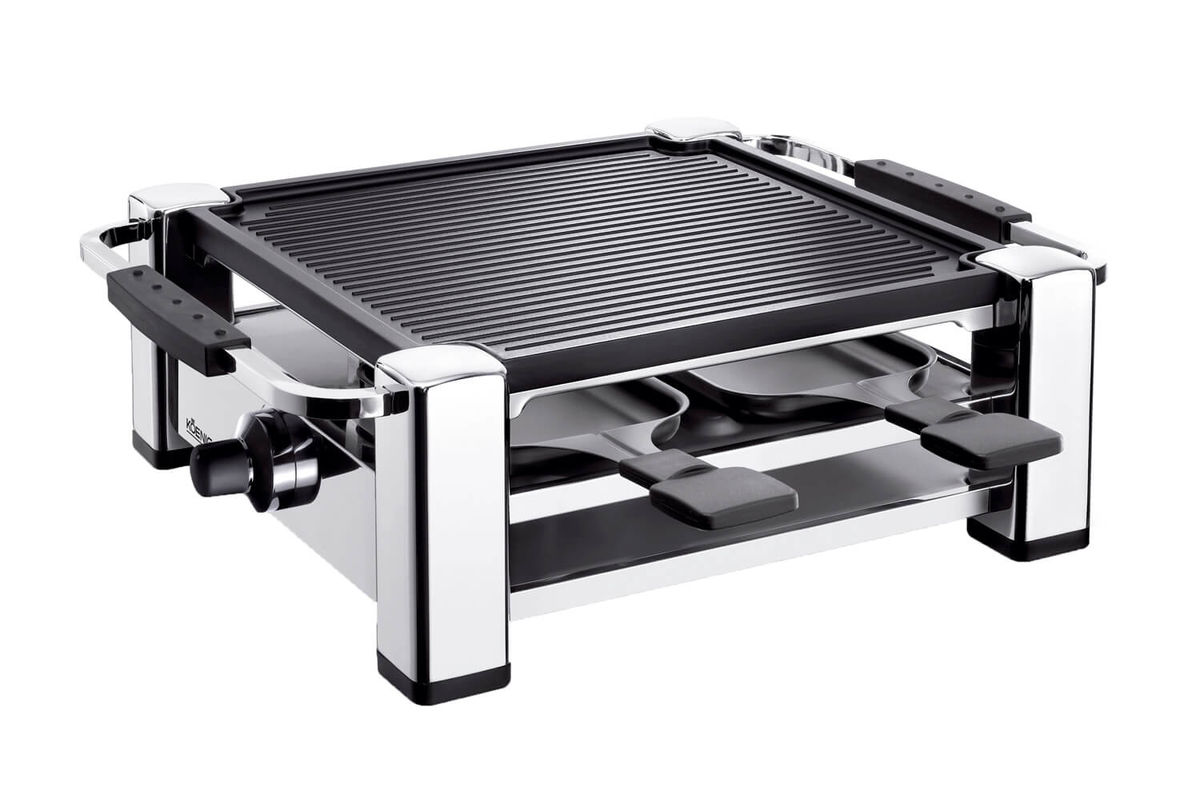 Image of KOENIG 4er Raclettegerät chrom bei nettoshop.ch