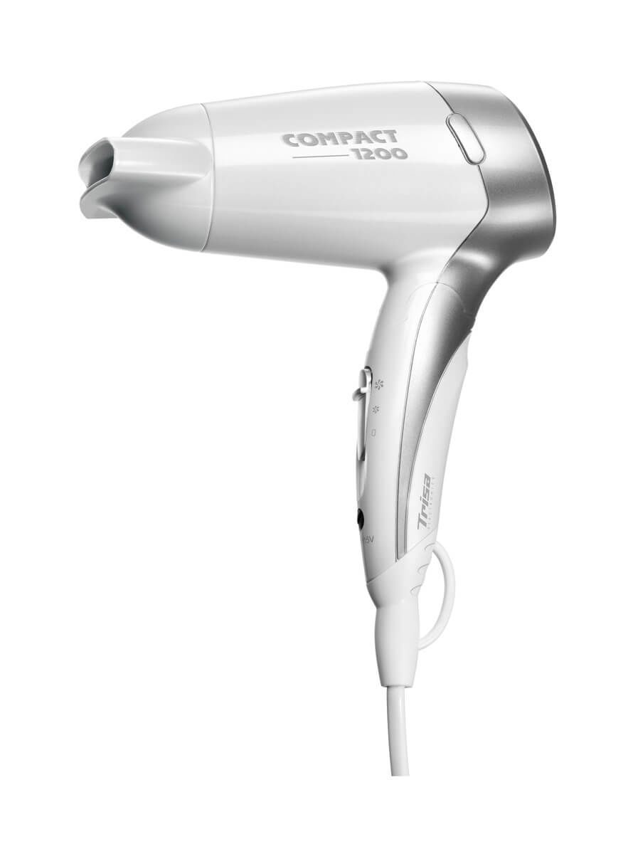 Image of Trisa Compact 1200 Haarfön Weiss/Silber bei nettoshop.ch