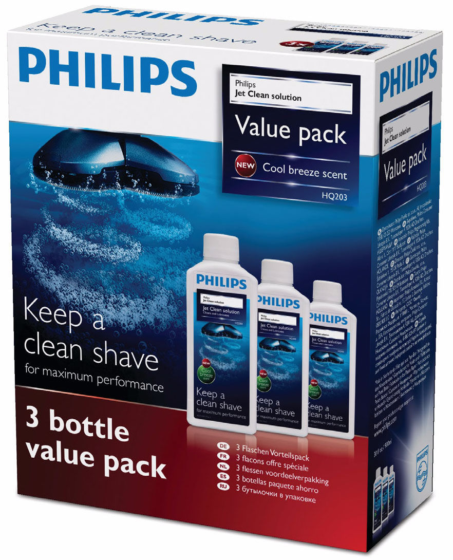 Image of Philips Jet Clean 3er Pack HQ203/50 Reinigungsmittel Zubehör bei nettoshop.ch