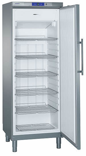 Image of Liebherr GGv 5860 Gefrierschrank Edelstahl ventiliert links bei nettoshop.ch
