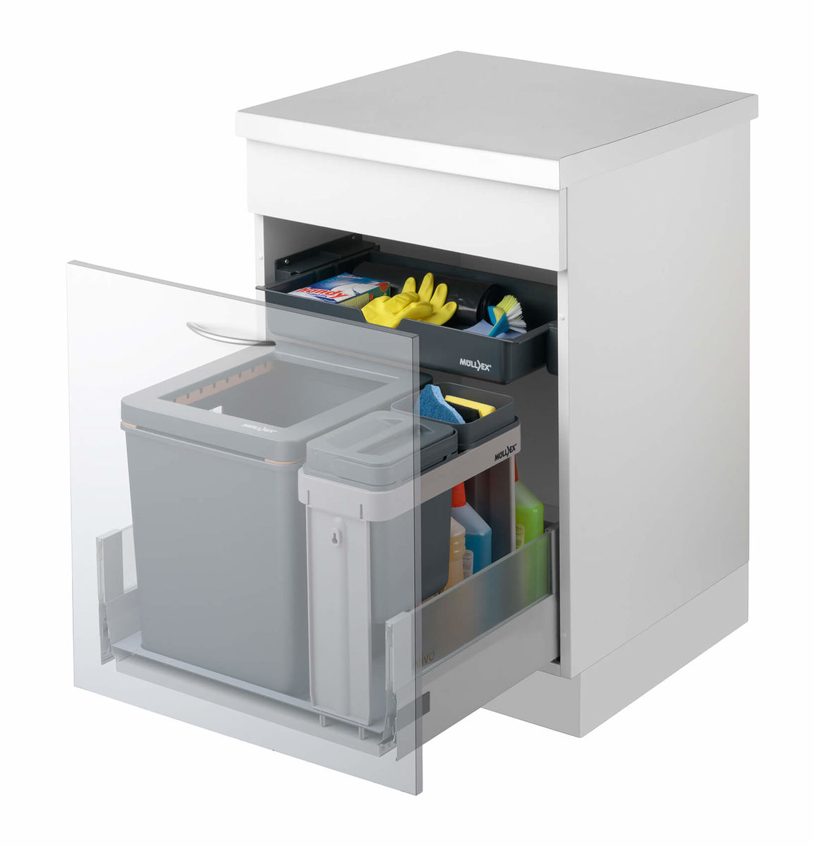 Image of Muellex ZK Boxx55/60 Bio Abfalleimer bei nettoshop.ch