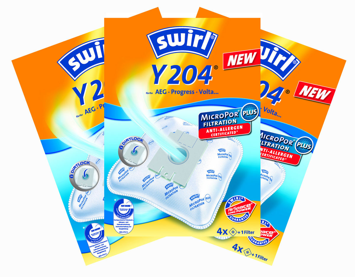 Image of Swirl 3x Y 204 MicroPor AirSpace Staubsaugerbeutel bei nettoshop.ch