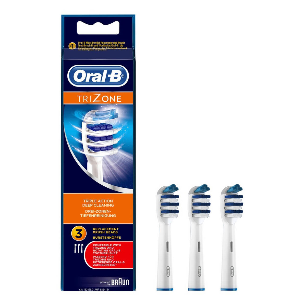 Image of Oral-B TriZone 3er Bürstenkopf bei nettoshop.ch