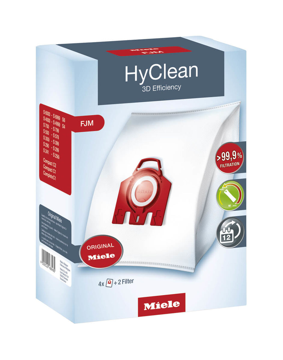 Image of Miele Typ F/J/M HyClean 4 Stk 3D Efficiency Staubsaugerbeutel bei nettoshop.ch