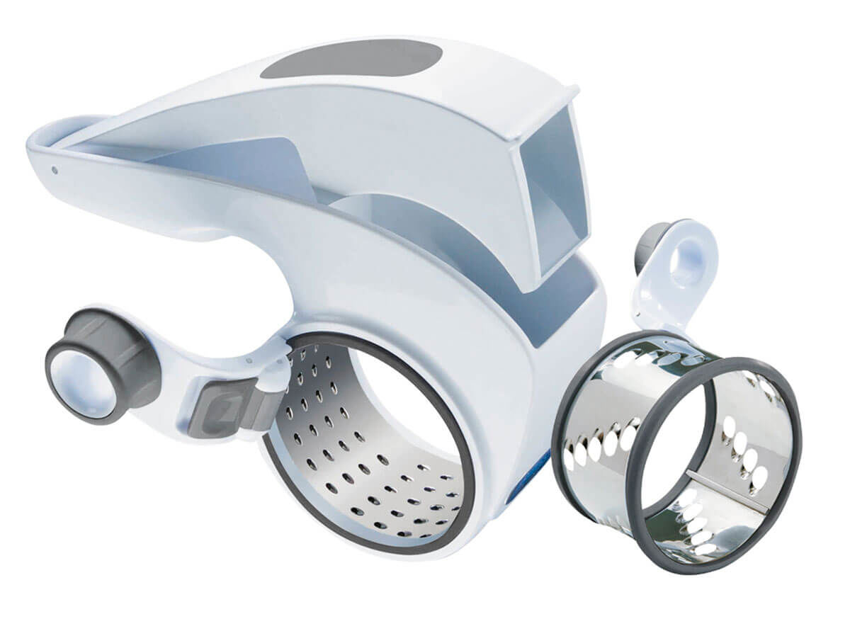 Image of Zyliss Käse-Trommelreibe Set Küchenutensilie weiss bei nettoshop.ch