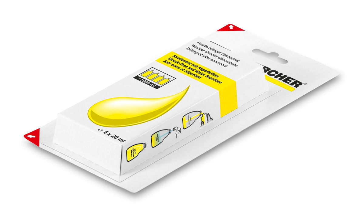 Image of Kärcher Fensterreiniger-Konzentrat - 4x20ml Zubehör bei nettoshop.ch