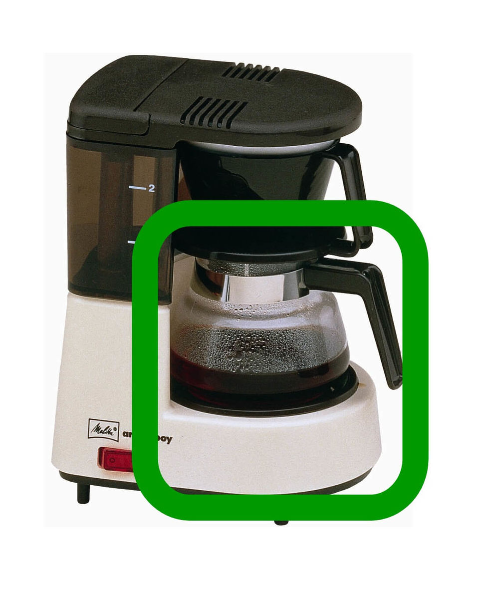 Image of Melitta Ersatzkanne Aromaboy Zubehör schwarz bei nettoshop.ch