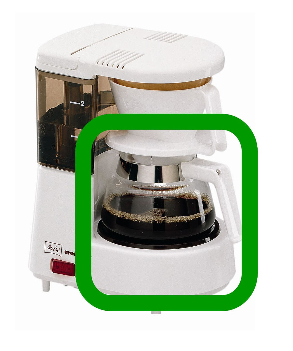 Image of Melitta Ersatzkanne Aromaboy Zubehör weiss bei nettoshop.ch
