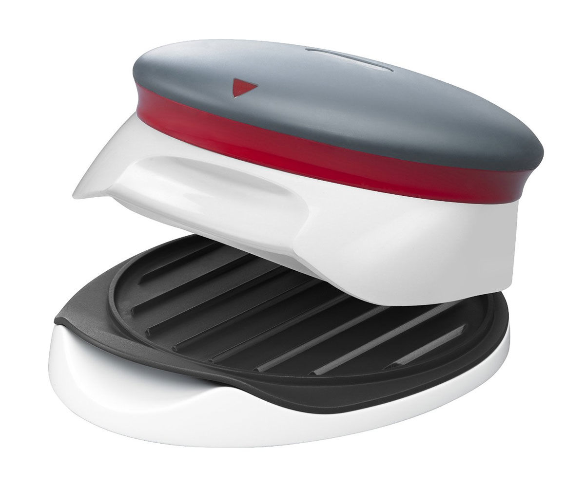 Image of Zyliss Hamburger-Presse Küchenutensilie rot-grau bei nettoshop.ch