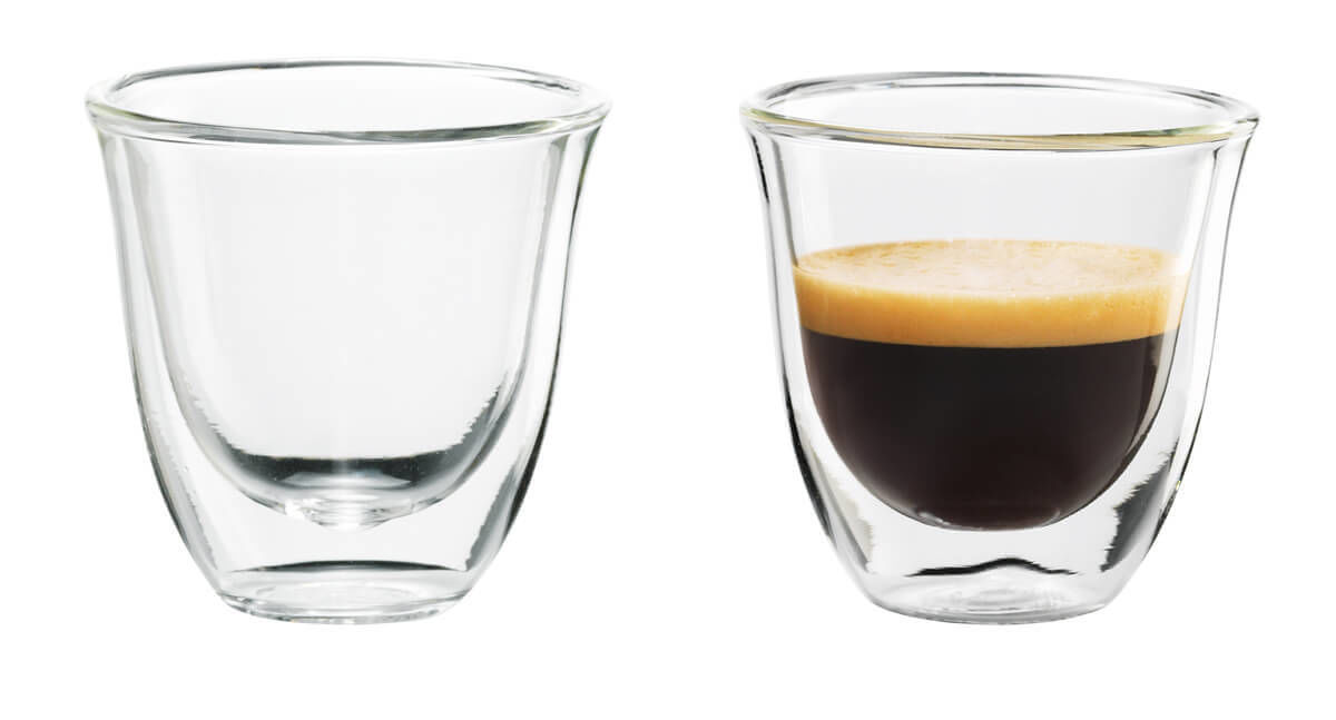 Image of De'Longhi Espresso Gläser Set, 2 x 60 ml Zubehör bei nettoshop.ch