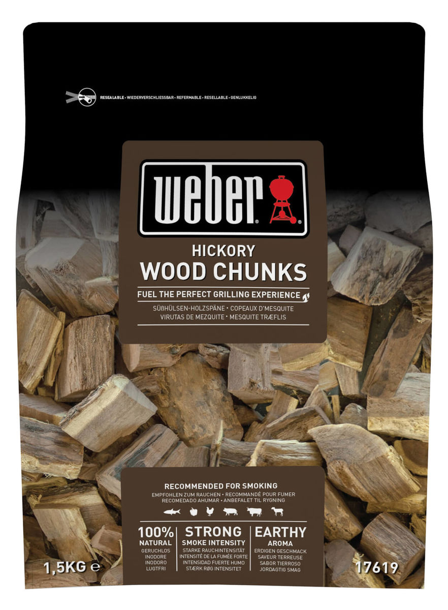 Image of Weber Wood Chunks Hickory 1.5 kg Grill Zubehör bei nettoshop.ch