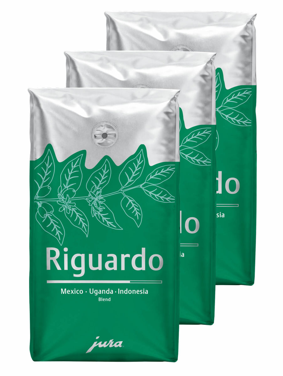 Image of JURA 3x Riguardo, Fairtrade Blend Bohnen 250 g Kaffee bei nettoshop.ch