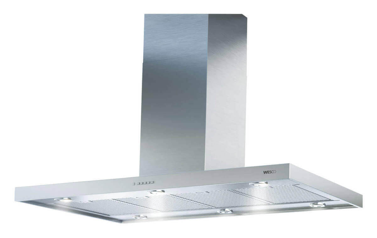 Image of Wesco FHE teleskop quadro 5-100 Dunstabzugshaube Edelstahl Abluft bei nettoshop.ch