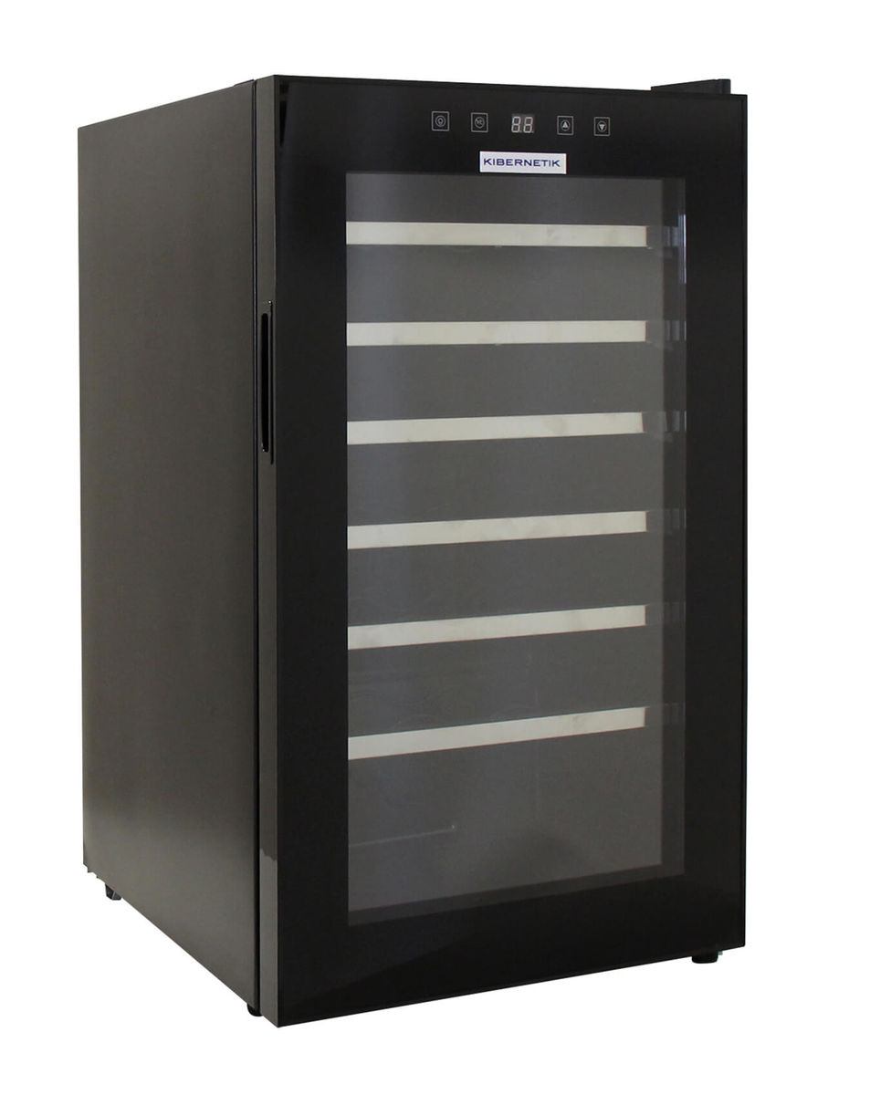 Image of Kibernetik M4801 Weinkühlschrank schwarz rechts bei nettoshop.ch