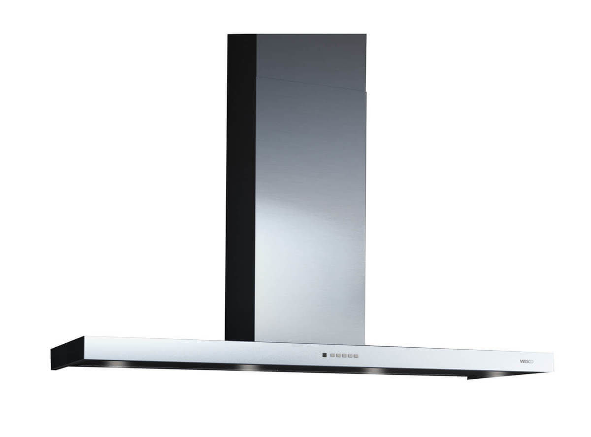 Image of Wesco WHE quadro 5-60 Dunstabzugshaube Edelstahl Umluft bei nettoshop.ch