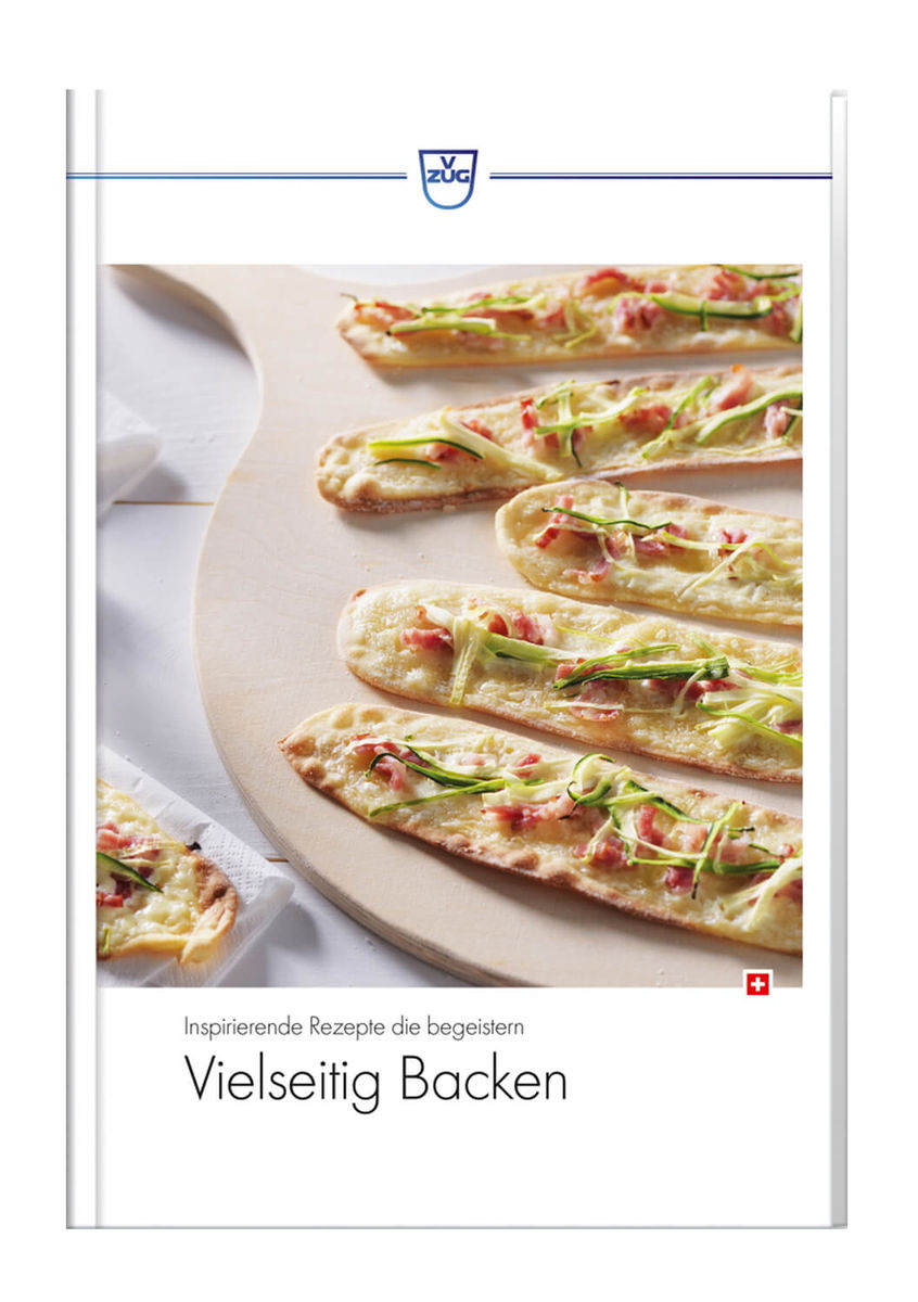 Image of V-ZUG J21021014 Rezeptbuch Deutsch 'Vielseitig Backen' bei nettoshop.ch