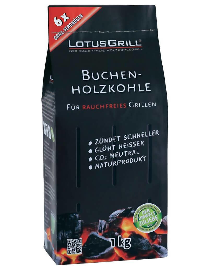 Image of LotusGrill Holzkohle Buche 1kg Grill Zubehör LK-1000 bei nettoshop.ch