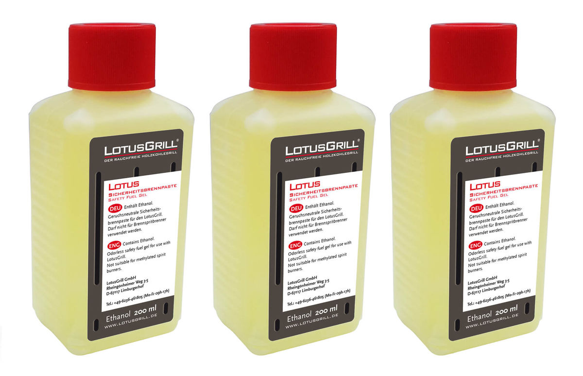 Image of LotusGrill Brennpaste 3x 200ml Set Grill Zubehör bei nettoshop.ch