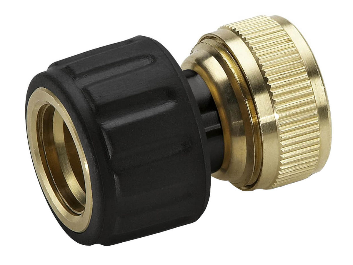 Image of Kärcher Messing-Schlauchkupplung 3/4" mit Aqua Stop Zubehör bei nettoshop.ch
