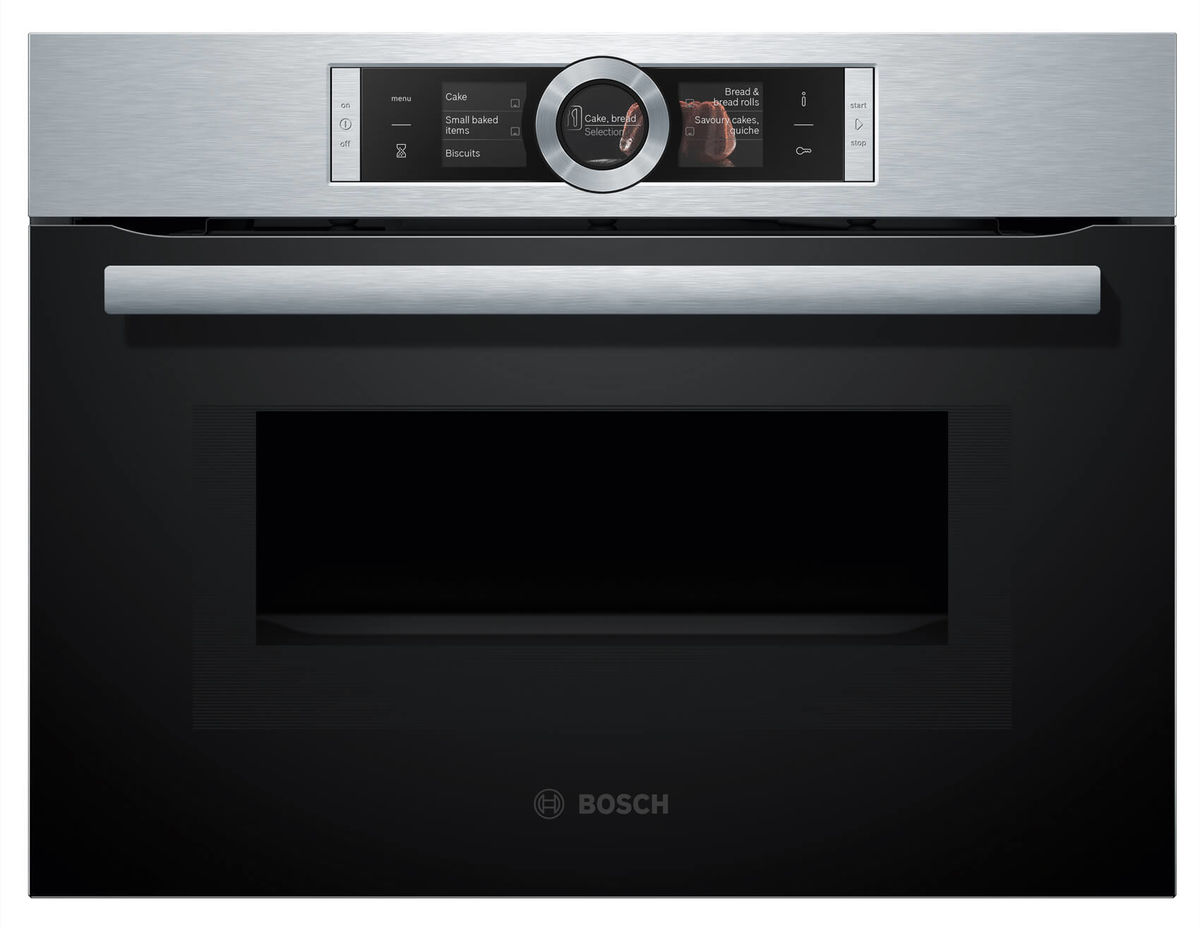 Image of Bosch CMG676BS1 Kompaktbackofen mit Mikrowelle bei nettoshop.ch