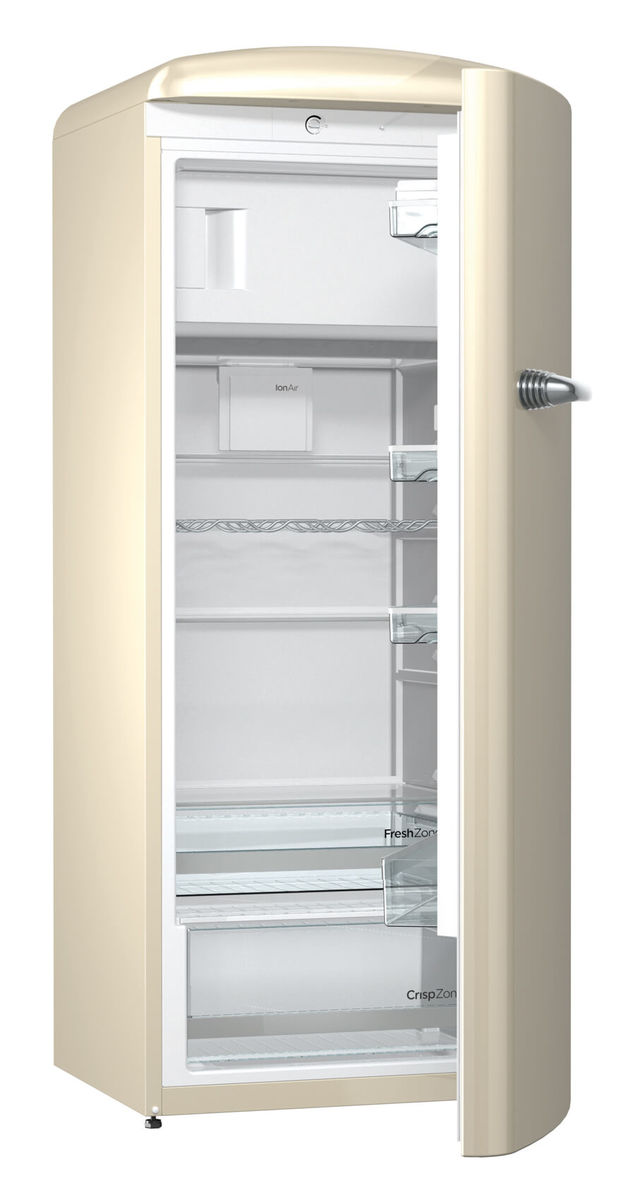 Image of Sibir Oldtimer OT 26010 CH Kühlschrank Champagne rechts bei nettoshop.ch