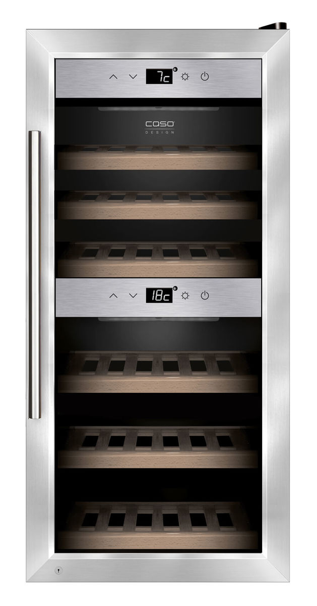 Image of Caso WineComfort 24 Weinkühlschrank Edelstahl rechts bei nettoshop.ch