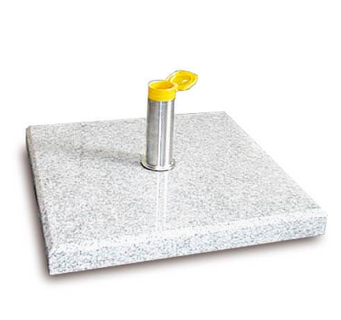 Image of Stewi Terrassensockel Granit, 55 kg, 4-eckig Zubehör bei nettoshop.ch