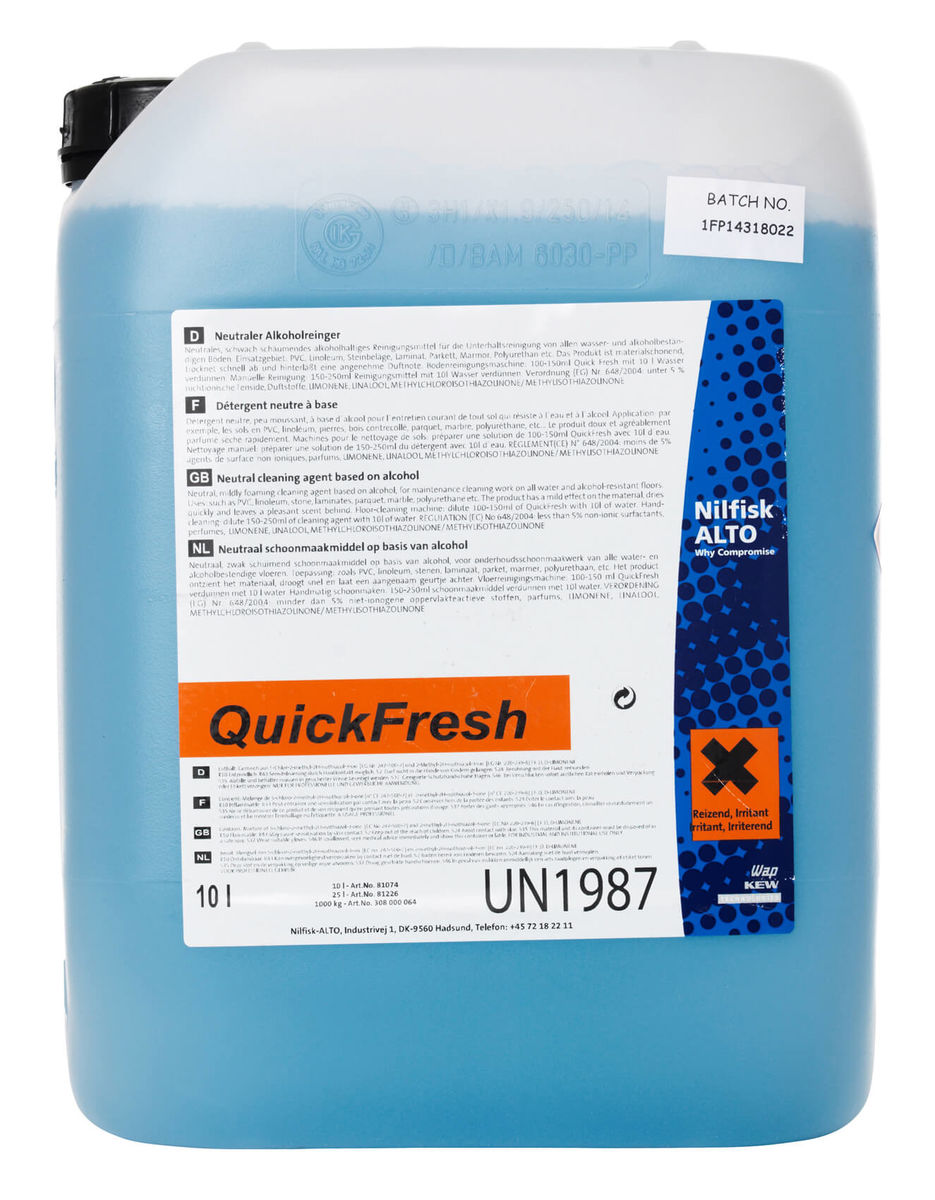 Image of Nilfisk Alto Quick Fresh 10 L mit Frischeeffekt Boden Zubehör bei nettoshop.ch