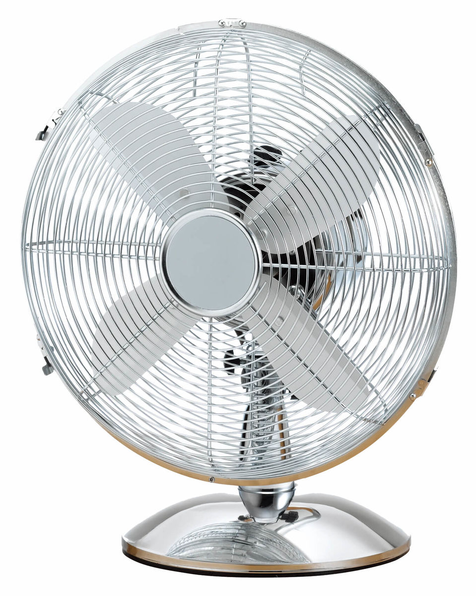 Image of Widmer Deluxe 30 aus Metall verchromt, Tischventilator bei nettoshop.ch