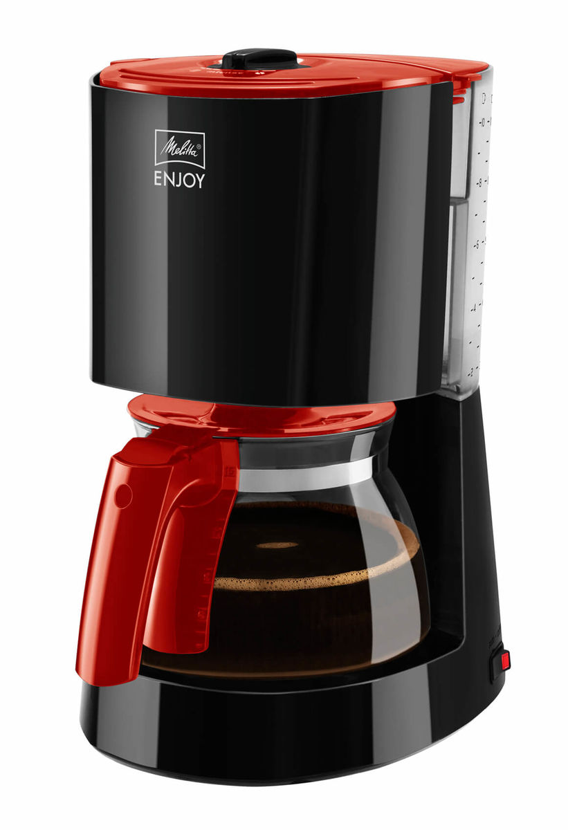 Image of Melitta Enjoy Filterkaffeemaschine Schwarz-Rot bei nettoshop.ch