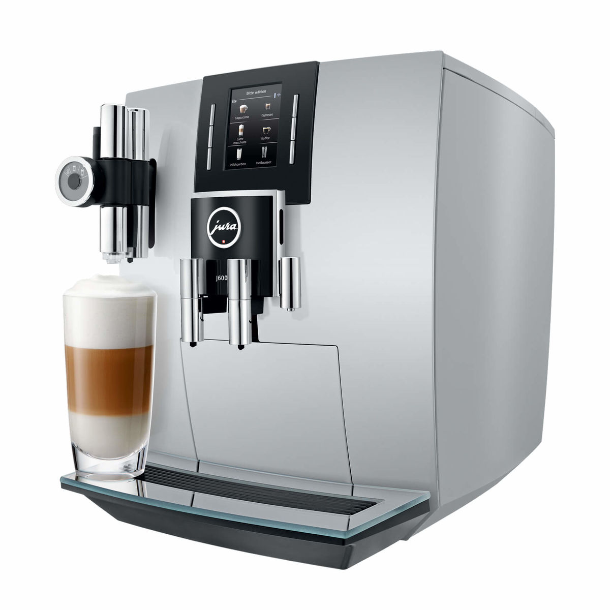 Image of JURA J600 Brillantsilber Kaffeevollautomat bei nettoshop.ch