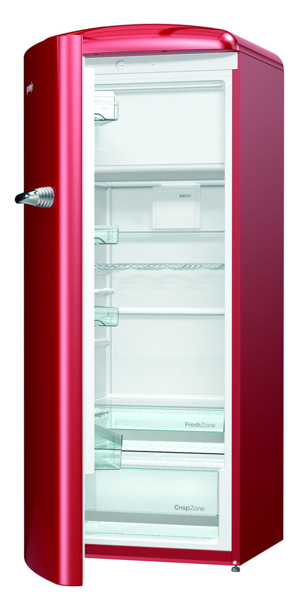 Image of Gorenje ORB 153 R-L Kühlschrank Burgundy links bei nettoshop.ch