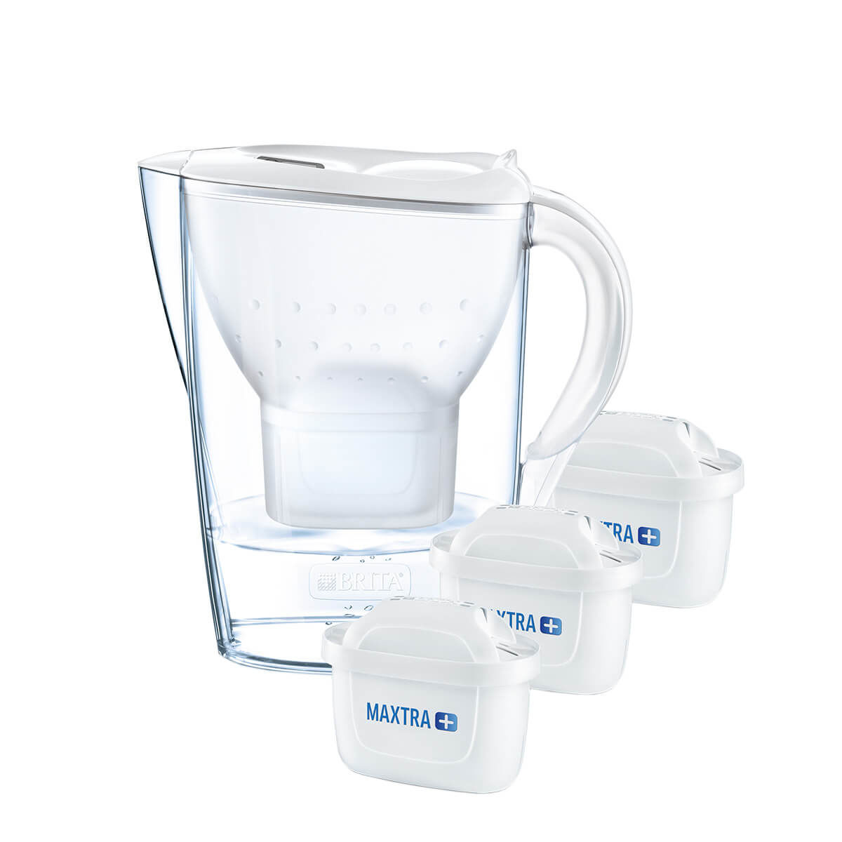 Image of Brita Marella inkl. 3 Kartuschen Maxtra Wasserfilter weiss bei nettoshop.ch