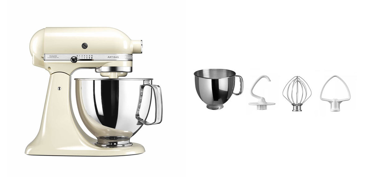 Image of KitchenAid Artisan KSM125 Küchenmaschine crème bei nettoshop.ch