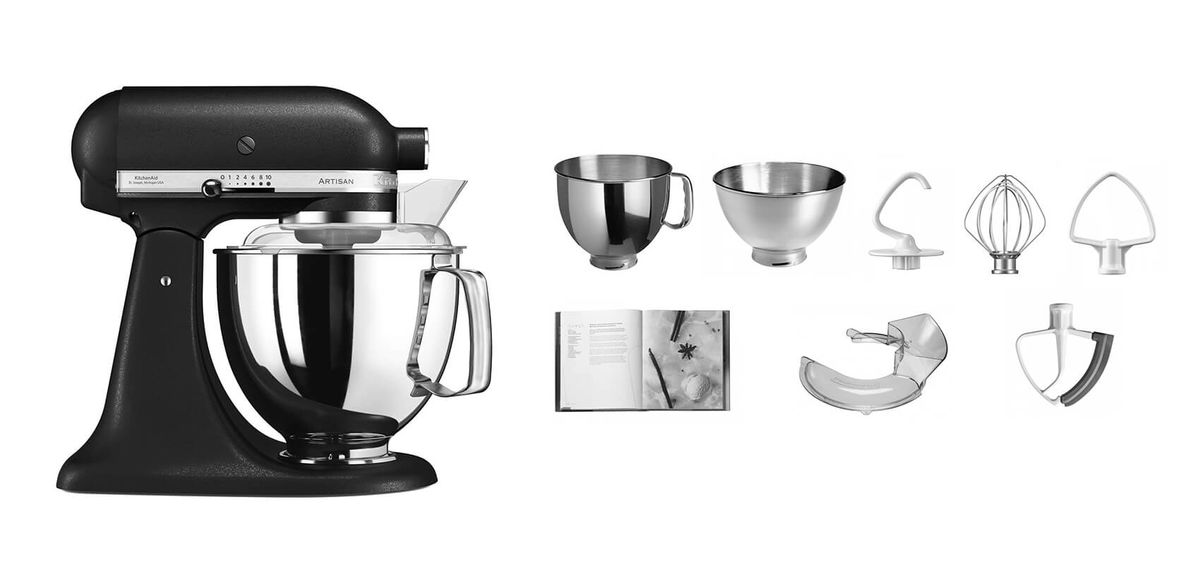 Image of KitchenAid Artisan KSM175 Küchenmaschine schwarz bei nettoshop.ch
