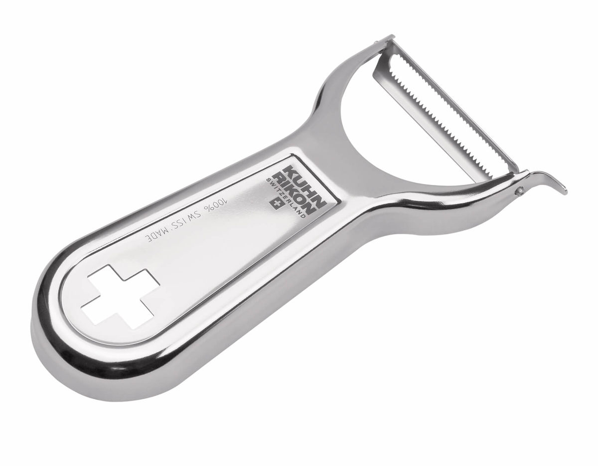Image of Kuhn Rikon Swiss Metallic Sparschäler Piranha Kreuz Küchenutensilie bei nettoshop.ch