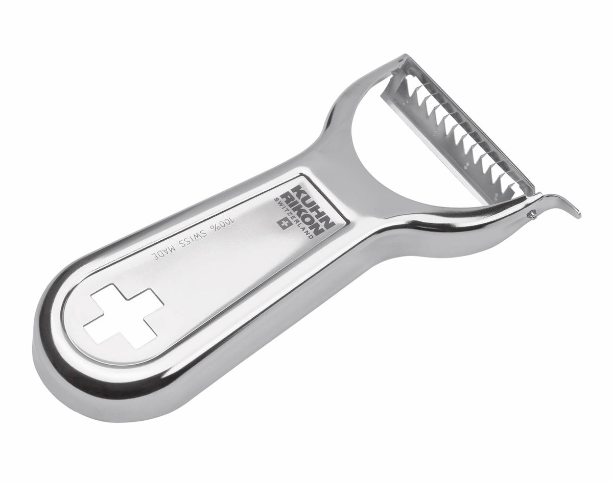 Image of Kuhn Rikon Swiss Metallic Sparschäler Julienne Kreuz Küchenutensilie bei nettoshop.ch