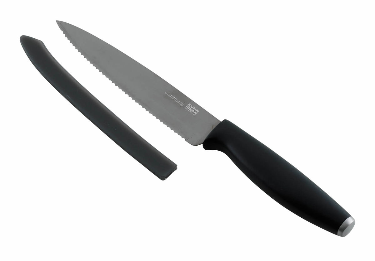 Image of Kuhn Rikon COLORI® Titanium Allzweckmesser gezackt Küchenutensilie bei nettoshop.ch