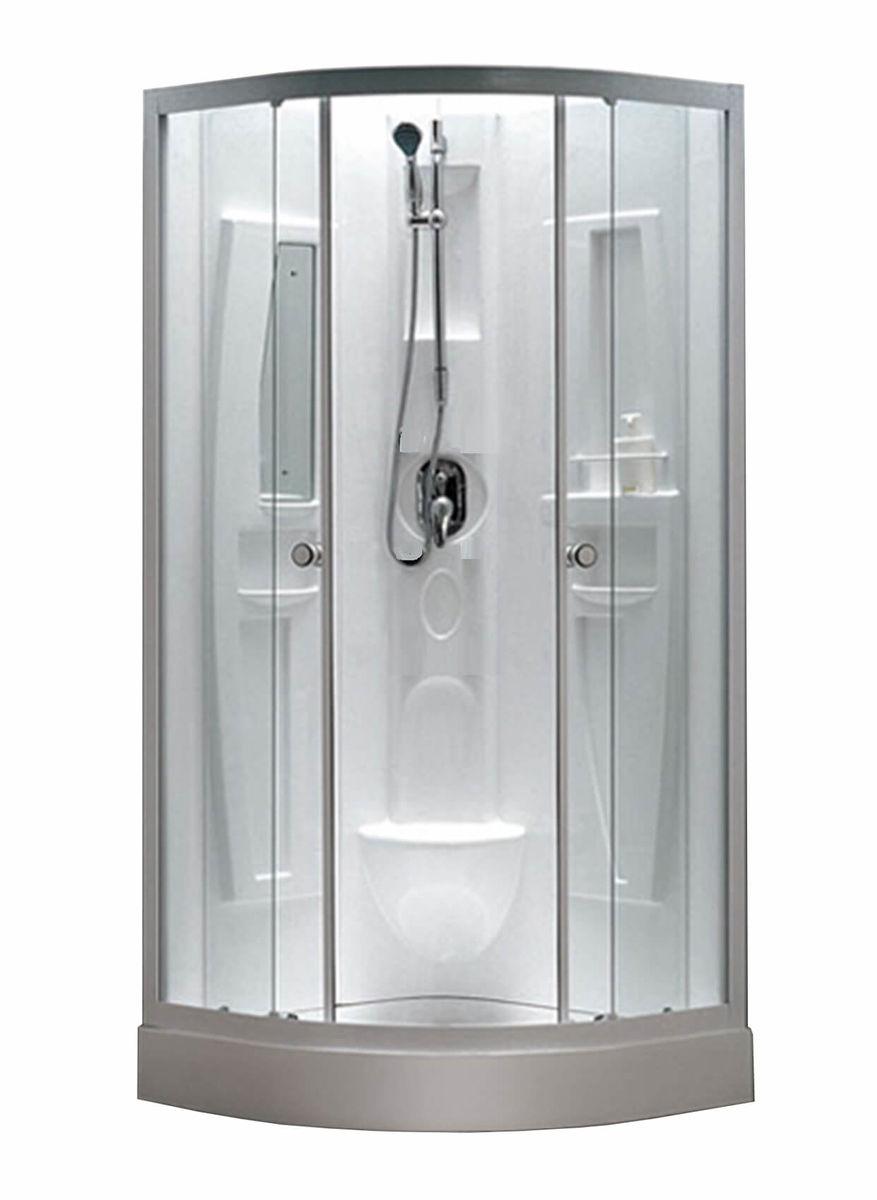 Image of AQUAPERL 90cm echtglas klar Duschkabine weiss bei nettoshop.ch