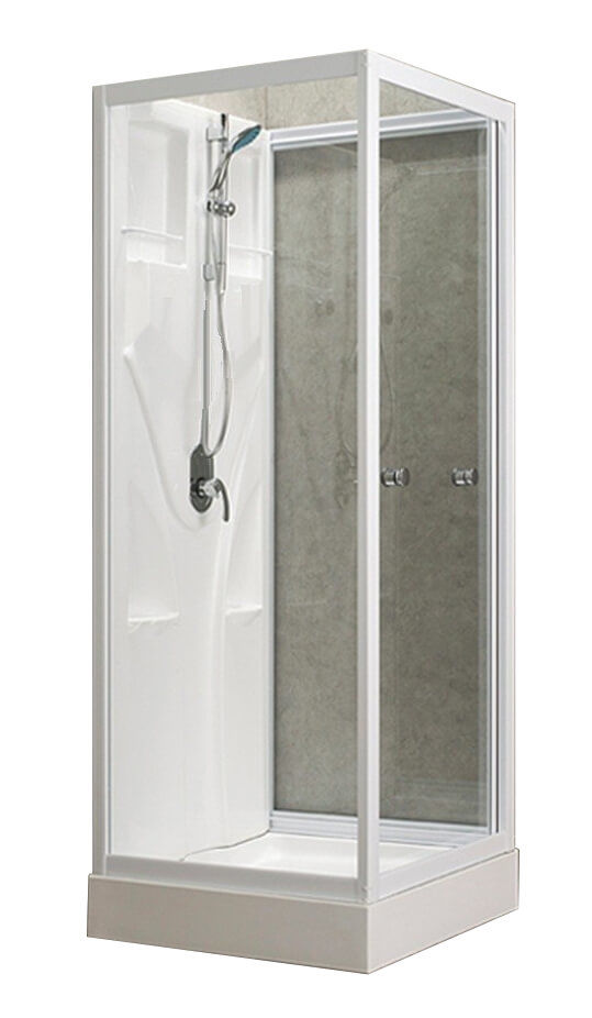 Image of AQUAPERL 80cm echtglas klar Duschkabine weiss bei nettoshop.ch