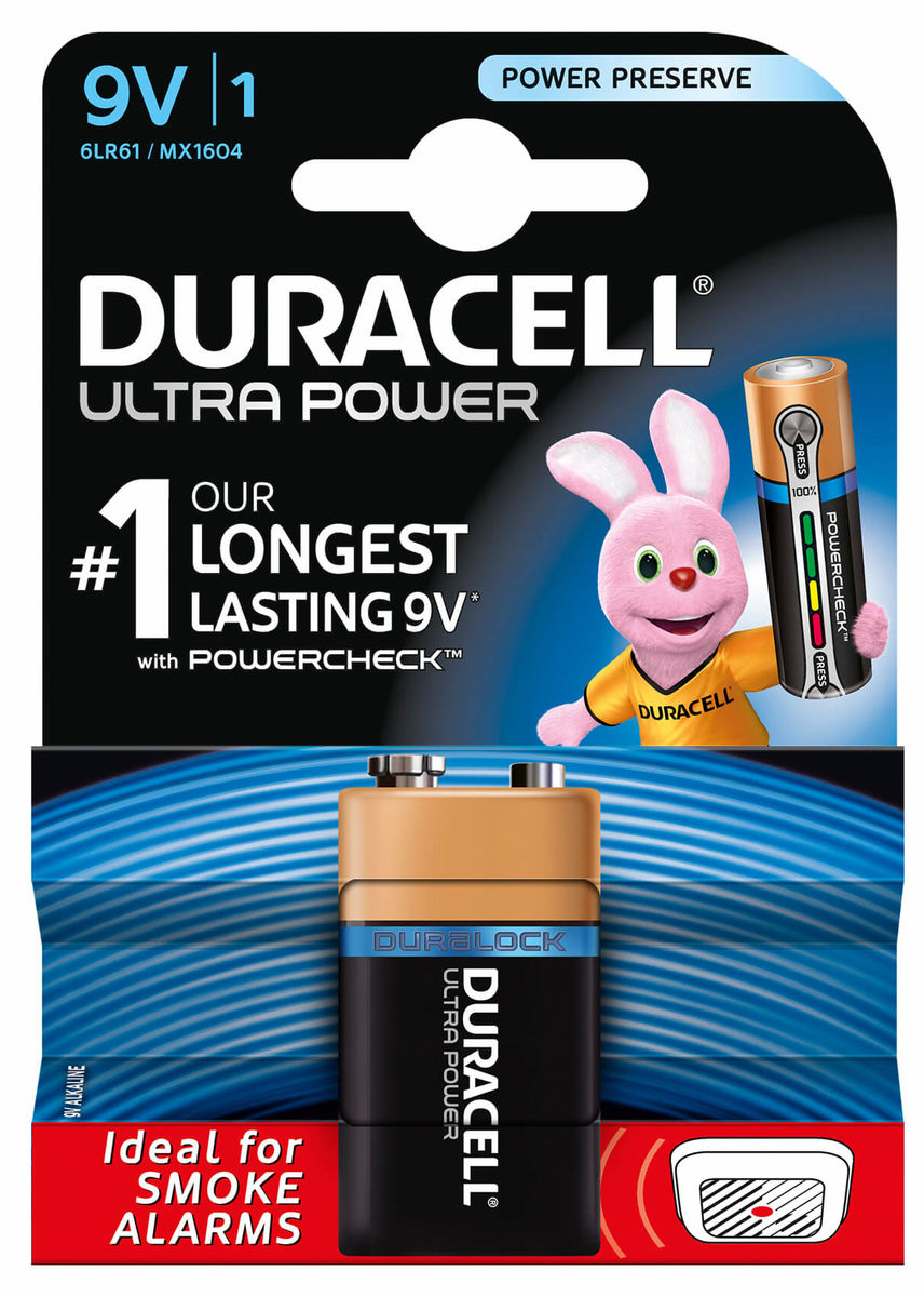 Image of Duracell Ultra Power MX1604 9V / 6LR61 1 Stück Batterie bei nettoshop.ch