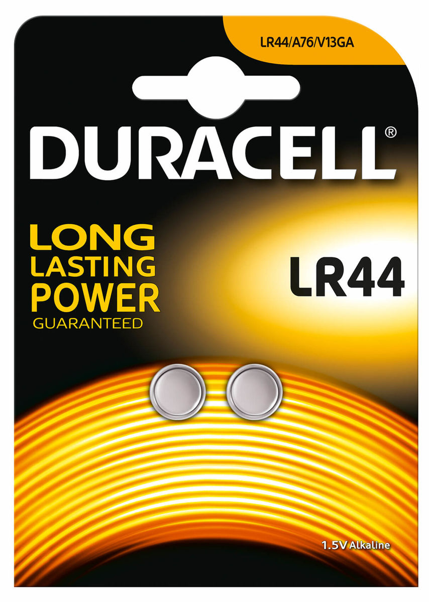 Image of Duracell LR44 1.5V Alkaline / V13GA / A76 2 Stück Batterien bei nettoshop.ch