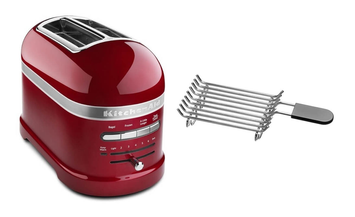 Image of KitchenAid 5KMT2204 Toaster Liebesapfelrot inkl. Brötchen-Röstaufsatz bei nettoshop.ch