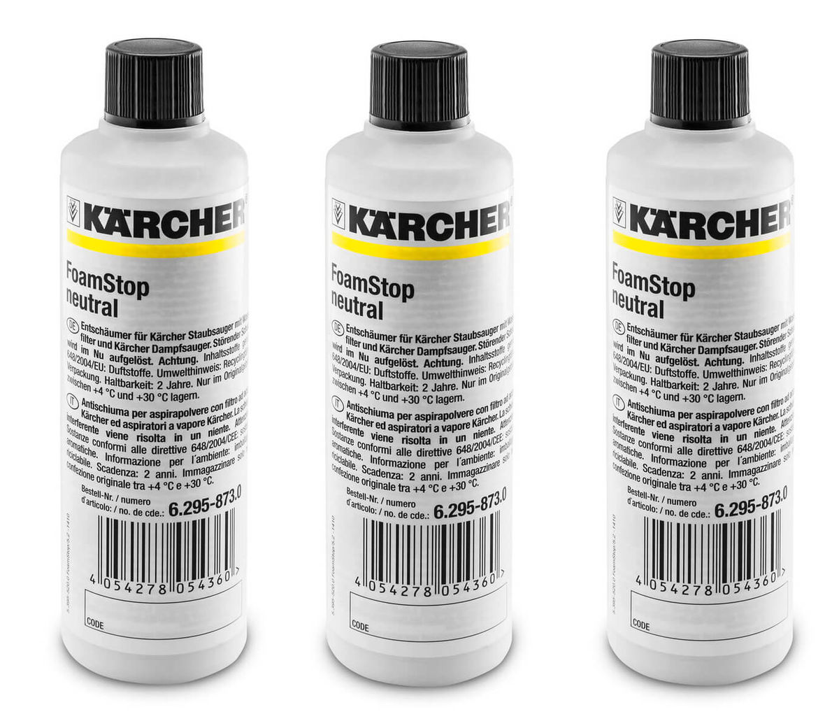 Image of Kärcher Foam Stop neutral - 3x 125ml Set Zubehör bei nettoshop.ch