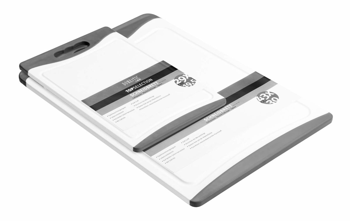 Image of Mäser Schneidbrett-Set 2-tlg., silber bei nettoshop.ch