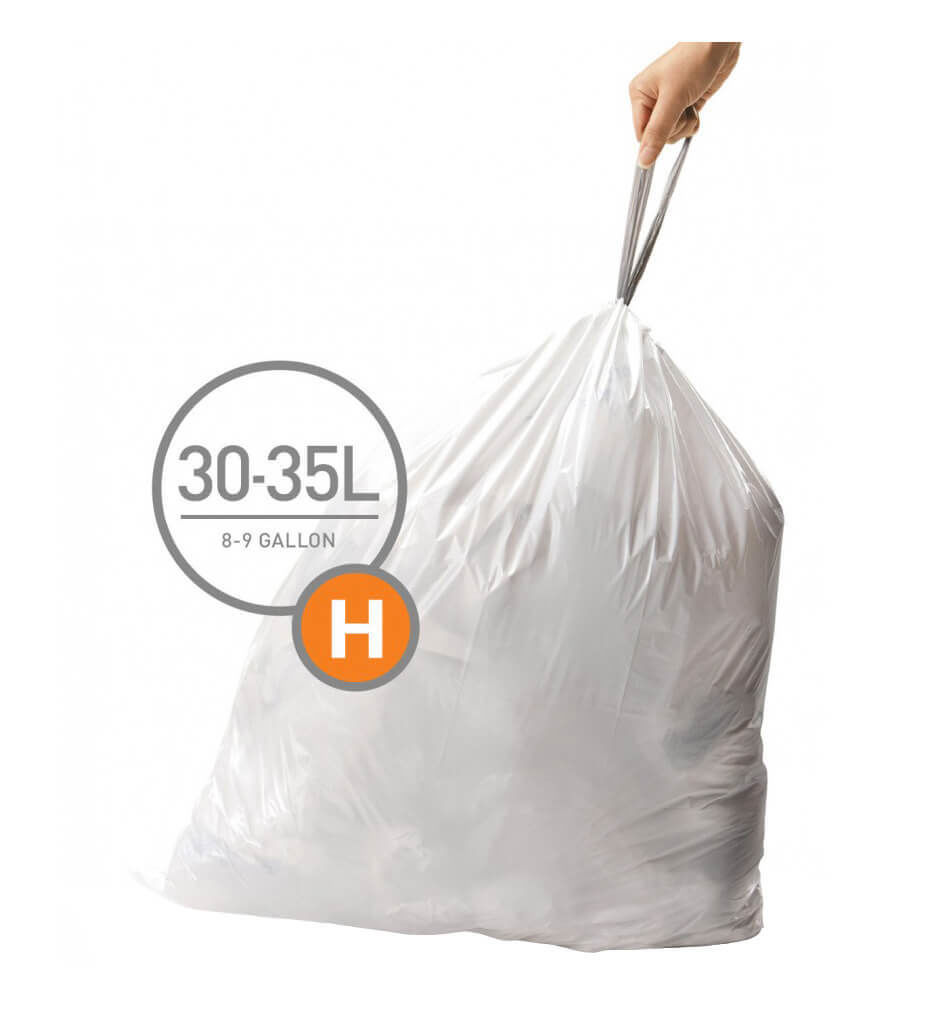 Image of Simplehuman 3x 20 Code H 30-35 Liter Müllbeutel bei nettoshop.ch