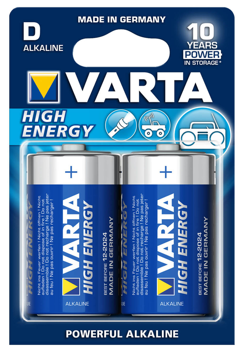Image of Varta High Energy / D / LR20 2 Stück Batterien bei nettoshop.ch